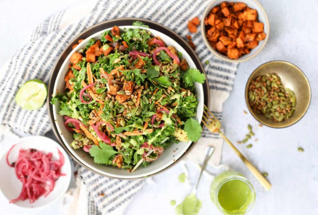 easy healthy green salad