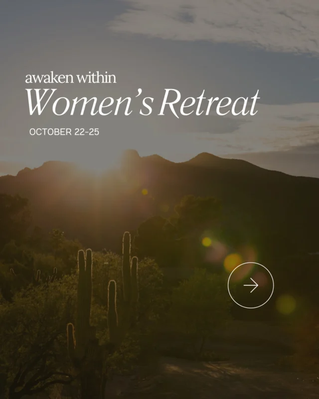 I could not be more excited to share that this fall I’ll be taking a group of 16 women to the Arizona desert for a long weekend of renewal, connection, and a deep reset. 

and YOU are invited...

Awaken Within is an intimate, 4-day desert retreat designed to help you slow down, reconnect to your inner voice, and return to yourself.

What you can expect:

– Morning meditation + yoga to gently wake up your body and mind
– Afternoon sessions (with sound baths, dharma talks, & reflection) to go a little deeper
– Space for rest, stillness, and time alone (no overpacked schedule)
– Nourishing, beautiful meals (you don’t have to think about a thing)
– Meaningful conversations with women who just get it
– Time in nature, quiet moments, and room for clarity to come through

This isn’t about pushing, fixing, or becoming someone new. It’s about softening. Listening. Remembering. You’ll leave feeling more grounded, more clear, and more connected - to yourself and to what actually matters.

We’re keeping this experience small (just 16 women), because the intimacy of the group really matters.

If this is speaking to you, comment “AWAKEN” and I’ll send you all the details.

I would genuinely love to see you there.  xoxo