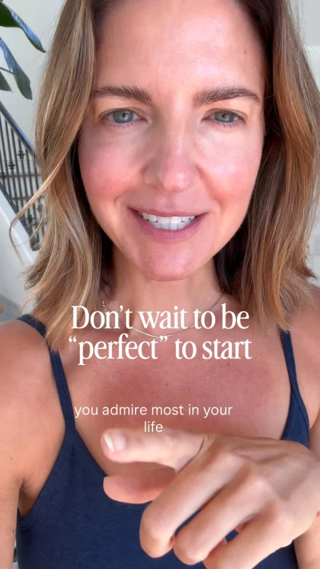 A little post-school drop-off heart to heart standing on my porch this morning. No makeup. No filter. (realizing I still talk out of the side of my mouth...lol). For a moment questioning if I should share.  Wondering if I should have a mic, some makeup. something more profound to say. 

And then it hit me.

No one cares about perfect. The women who have impacted me most in my life were never the most polished. They were the most real. The most alive. The ones who were willing to show up and be seen - flaws and all. 

That’s what creates impact. Not perfection. A willingness to be seen. 

And the cool thing - it means you too don’t have to wait to be more “perfect”, more healed, more qualified, more put together, more ready - to start showing up. 

All you have to do is have a willingness to be seen - and so few people will actually do that. 

Stop waiting to be perfect.  Your human messy imperfection is what makes you great.  So just get out there.  And do the damn thing.
